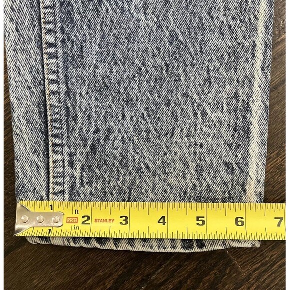 Vintage 28x34 Levis 515 Silver Medal Jeans Acid Denim Made In USA Tag 26x34 - Picture 9 of 12